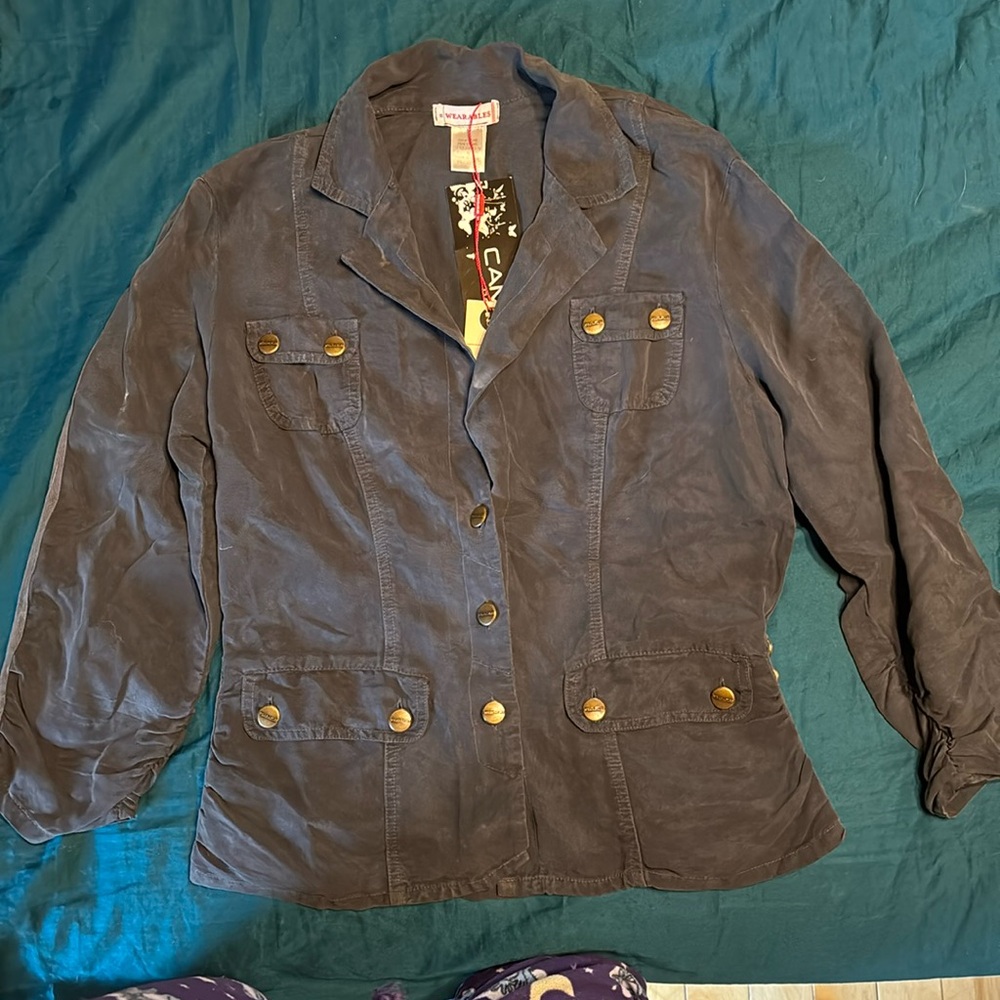 XCVI Wearables military jacket in size M.  NWT.